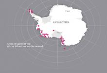 英媒：研究称南极冰盖下藏有全球最大火山区
